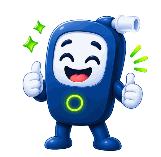 Mascotte AlcoPulse souriante